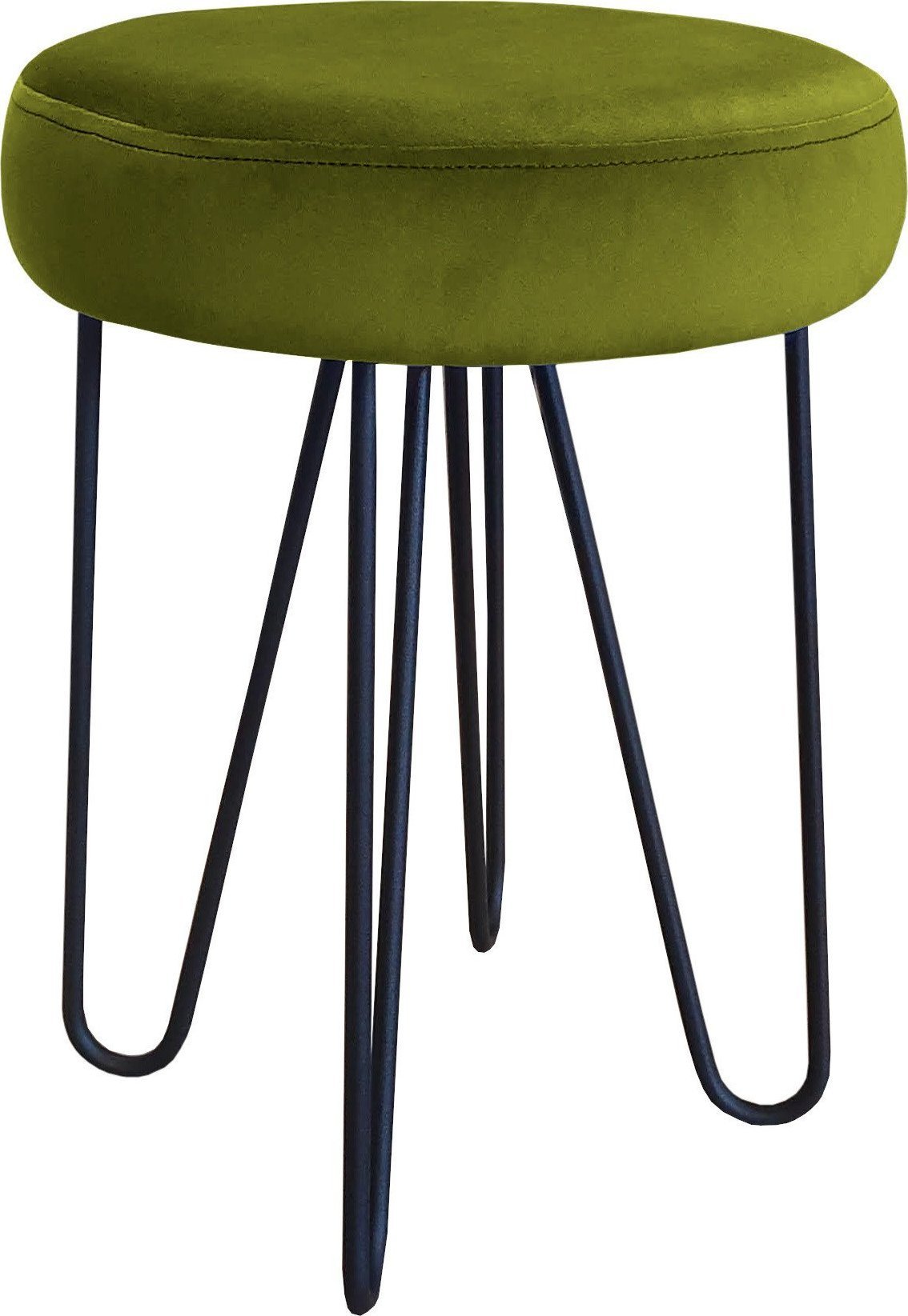 Atos Taboret Venus HAIRPIN noga czarna BL75