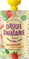 Desery dla dzieci - Mus Drugie Śniadanie Owsianka + Mus Truskawka Płatki Owsiane Babka Płesznik Dawtona 100g - data 05.07.2020 CDAW.7120 - miniaturka - grafika 1