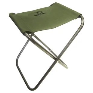 Highlander Compact Folding Camping & Fishing Stool, zielony, jeden rozmiar FUR068-OG - Meble turystyczne - miniaturka - grafika 1