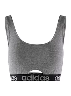 Adidas Sports Underwear Damski Biustonosz z Okrągłym Dekoltem, Szary, XXL - Biustonosze - miniaturka - grafika 1
