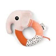 Grzechotki dla dzieci - Done by Deer, Grzechotka Sensoryczna Ring Elphee Powder - miniaturka - grafika 1