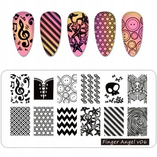 Blaszka Płytka do Stempli do zdobienia Paznokci - Ozdoby do paznokci - miniaturka - grafika 48