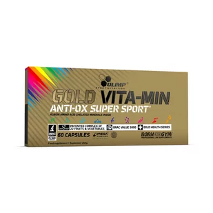 Olimp Gold VITA-MIN anti OX 60kap - Witaminy i minerały dla sportowców - miniaturka - grafika 2