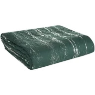Narzuty - Narzuta EUROFIRANY D91 Blink 1 170 x 210 cm Ciemnozielono-srebrny - miniaturka - grafika 1