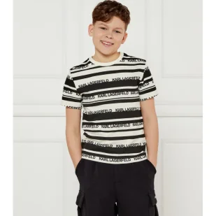 Karl Lagerfeld Kids T-shirt Regular Fit - Koszulki dla chłopców - miniaturka - grafika 1