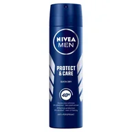 Dezodoranty i antyperspiranty męskie - Nivea For Men ANTYPERSPIRANT PROTECT & CARE SPRAY 150 ML MĘSKI 85942 - miniaturka - grafika 1