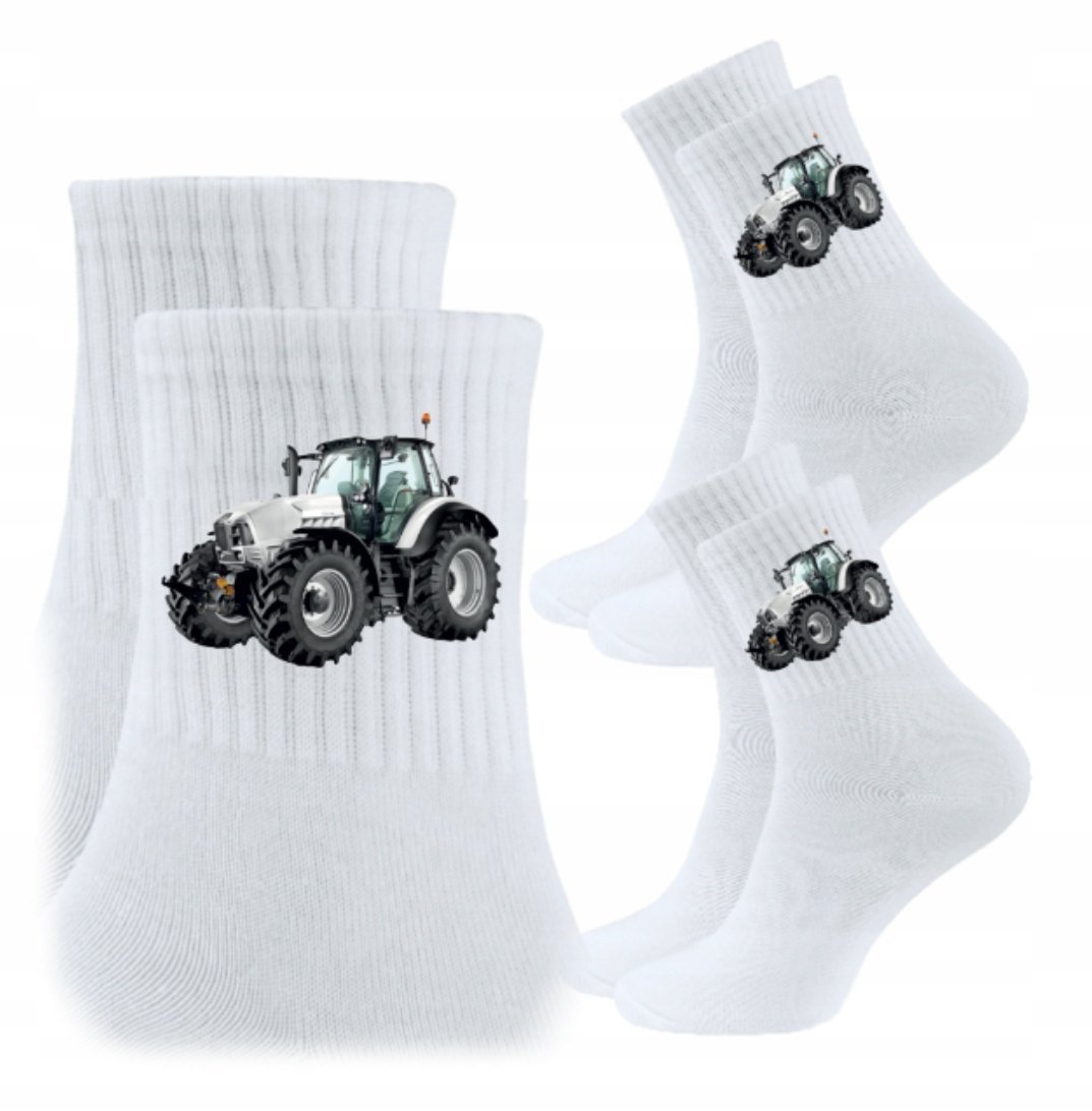 3x Skarpetki Urodziny Prezent Skarpety dla kierowcy Lambo traktor