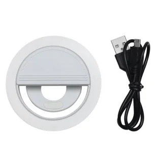 Xrec Lampa błyskowa Xrec Lampa PierŚcieniowa Led 33 Rk14 Selfie Do Telefonu - Selfie stick - miniaturka - grafika 1