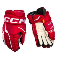 Hokej - Rękawice hokejowe CCM Tacks XF PRO Red/White Junior 11 cali - miniaturka - grafika 1
