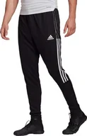 Spodnie sportowe męskie - Spodnie Męskie Adidas Tiro 21 Track Pants Czarne GH7305 r S - miniaturka - grafika 1