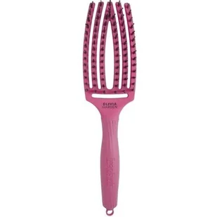 Olivia Garden Fingerbrush Szczotka z Włosiem Dzika Bright Pink - Szczotki i grzebienie do włosów - miniaturka - grafika 1