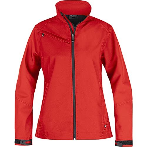 Texstar WJ79 damska kurtka softshell, rozmiar XS, czerwona