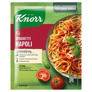 Knorr Fix spaghetti napoli 45 g - Majonezy i dressingi - miniaturka - grafika 1