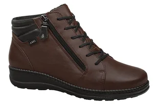 Botki AXEL Comfort 4356 H Brąz+Czarny na Haluksy Kosela Medic 9356 Brązowe - Botki damskie - miniaturka - grafika 1