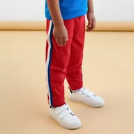 Spodnie i spodenki dla chłopców - Sinsay - Spodnie dresowe jogger - Czerwony - miniaturka - grafika 1