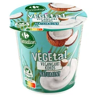 Kefiry, jogurty, maślanki - Carrefour Sensation Vegetal Vegangurt kokos naturalny 150 g - miniaturka - grafika 1