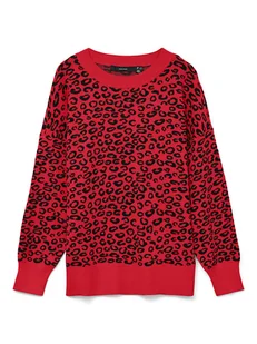 Vero Moda Sweter w kolorze czerwonym - Swetry damskie - miniaturka - grafika 1