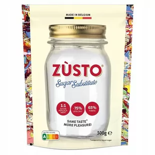 ﻿Zusto – zamiennik cukru 1:1 na bazie błonnika, 300g - Cukier i słodziki - miniaturka - grafika 1
