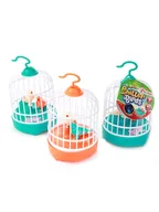 Zabawki interaktywne dla dzieci - Toi-Toys Klatka z ptaszkami - 3+ (produkt niespodzianka) - miniaturka - grafika 1