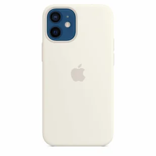 APPLE SILICONE MHKV3ZM/A CASE IPHONE 12 MINI WHITE ORYGINALNA PLOMBA - Etui i futerały do telefonów - miniaturka - grafika 1