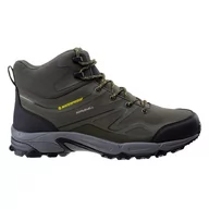 Buty trekkingowe męskie - Hi-Tech, buty turystyczne męskie, Hendon Mid WP, khaki, rozmiar 41 - miniaturka - grafika 1