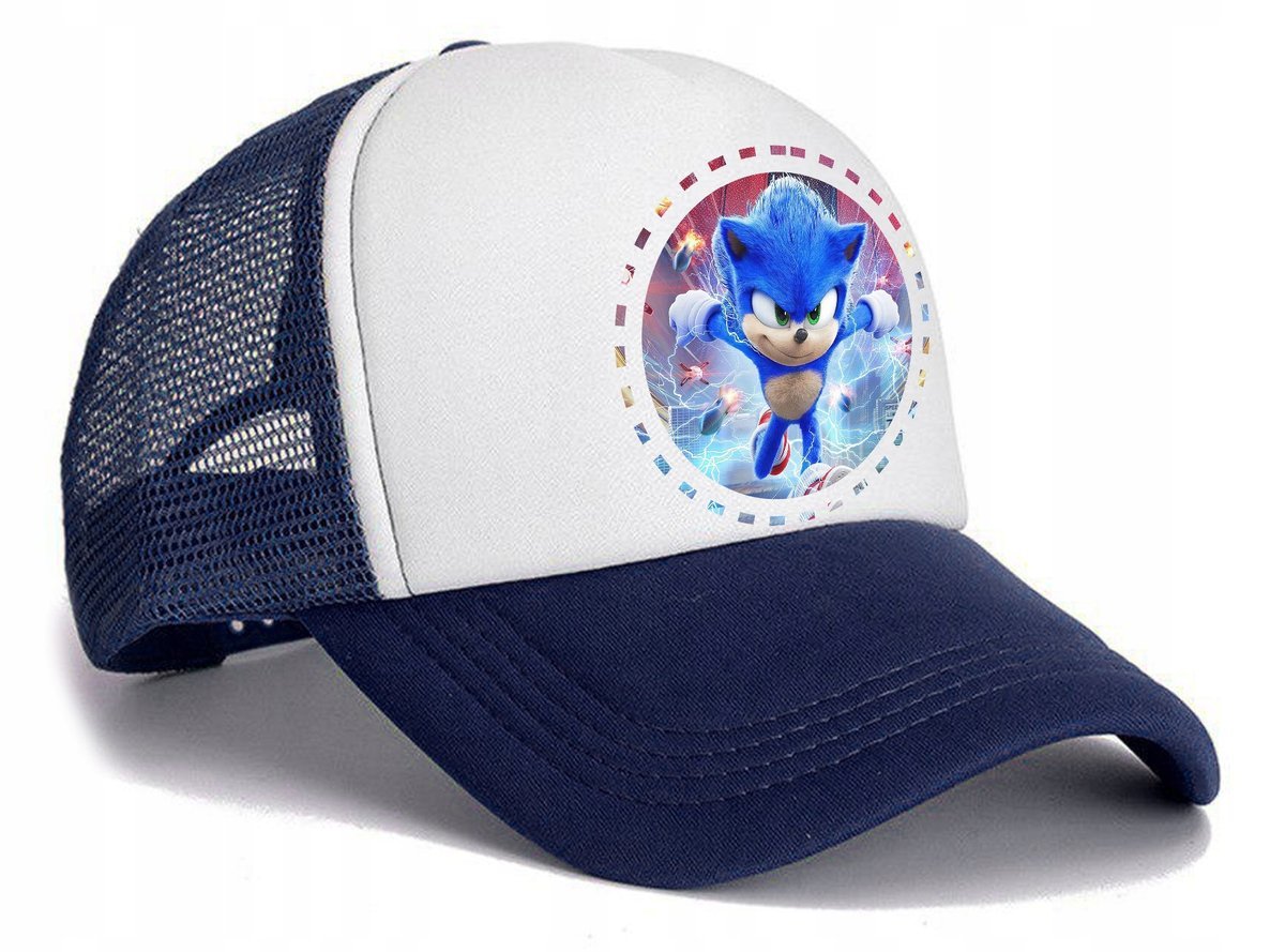 CZAPKA Z DASZKIEM SONIC 2 HEDGEHOG PREZENT Y4