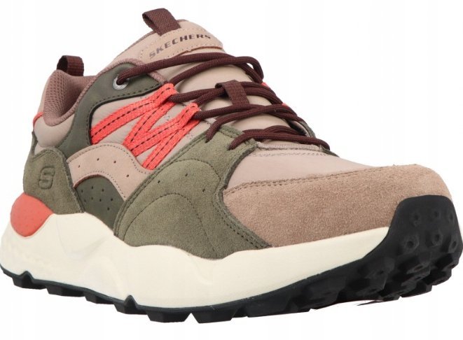 SKECHERS MĘSKIE BUTY TREKKINGOWE ZE SKÓRĄ SZNUROWANE 40 Ż8U