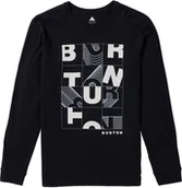 Koszulki męskie - t-shirt męski BURTON AIRSHOT LS TEE True Black - miniaturka - grafika 1