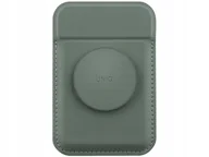 Portfele - Etui portfel Uniq Flixa MagSafe Zielony - miniaturka - grafika 1