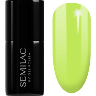 Semilac lakier hybrydowy, 7ml, 604 Luminous Lemon - Lakiery hybrydowe - miniaturka - grafika 1