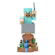 Figurki dla dzieci - Minecraft Steve in Diamond Armour Cable Guys Controller Holder and Pho - miniaturka - grafika 1