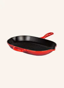 Le Creuset Signature żeliwna patelnia grillowa, owalna, do wszystkich typów kuchenek, w tym indukcyjnych, żaroodporna, odporna na zarysowania, nadaje się do użycia w zmywarce, 32 cm 20194320600422 - Patelnie - miniaturka - grafika 2