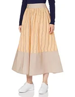 Spódnice - Derhy Damska spódnica z siłą, beżowy, S - miniaturka - grafika 1