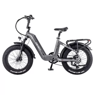 FAFREES F20 Master E-bike 20*4.0 inch Air Tire 500W Rear Drive 25km/h Max Speed 48V 22.5Ah Battery 140-160km Range -Grey - Rowery - miniaturka - grafika 2