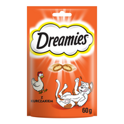 Suplementy i witaminy dla kotów - Dreamies kurczak przysmak dla kota 60g 4008429037894 - miniaturka - grafika 1