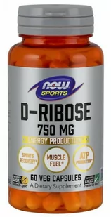 D-Ribose - D-Ryboza 750 mg (60 kaps.) - Suplementy diety - miniaturka - grafika 1