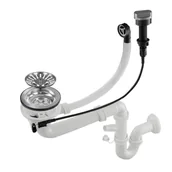 Syfony - Garmand Syfon zlewozmywakowy chromowany automatyczny - miniaturka - grafika 1