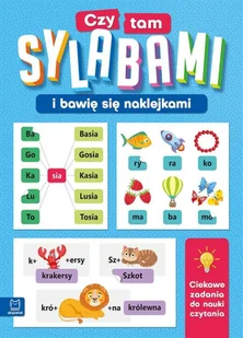 Czytam sylabami i bawię się naklejkami - Baśnie, bajki, legendy - miniaturka - grafika 1