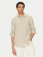 Koszule męskie - Guess Koszula M5GH85 WH831 Écru Regular Fit - miniaturka - grafika 1