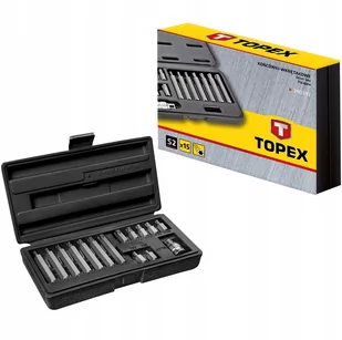 Topex Klucze ampułowe spline 39D391 komplet 15 szt. - Klucze i nasadki - miniaturka - grafika 3