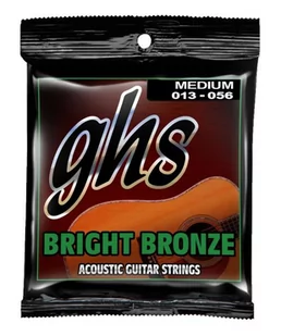ghs GHS BB40 M 13  56 średni Bright z brązu zestaw strun w dziedzinie akustyki gitara BB40M - Struny gitarowe  - miniaturka - grafika 1