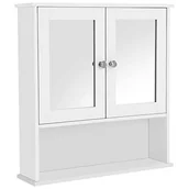 Szafki łazienkowe - Drzwi Z Podwójnym Lustrem Szafka Łazienkowa, Szafka Ścienna, Szafka Do Przechowywania, Szafka Do Przechowywania Naścienna, Półki - miniaturka - grafika 1