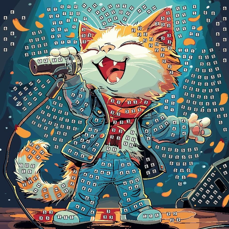 Mozaika piankowa Śpiewający Kot Fun&Joy