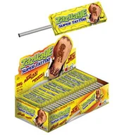 Gumy do żucia, lizaki, dropsy - ZAZUAGE LILLIPOP PINEAPLE LIZAKI Z TATUAŻEM 50SZT ANANAS - miniaturka - grafika 1