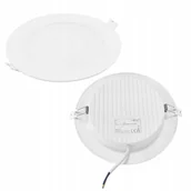 Oprawy, klosze i abażury - Oczko Sufitowe Led Oprawka Wpuszczana Podtynk Okrągła 12W 4000K Neutralne - miniaturka - grafika 1