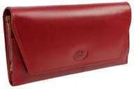 Portfele - Portfel Damski Skórzany El Forest (PL) Klamra Wewnątrz Skóra Bydlęca Długi 18 cm 812 47 - miniaturka - grafika 1