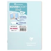 Notesy i bloczki - Clairefontaine Zeszyt Blush A5 w linię 48 kart. 14,8x21cm niebiesko-koralowy CFN961772C - miniaturka - grafika 1