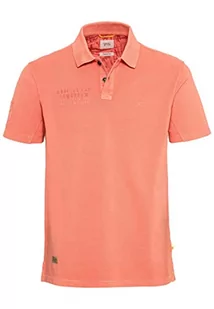 camel active Koszulka męska 409960/1P28, czerwony (Coral Red), XXL, Coral Red, XXL - Koszulki męskie - miniaturka - grafika 1