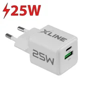 Ładowarki do telefonów - Ładowarka sieciowa XLINE WCG252W 25W Biały - miniaturka - grafika 1