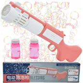 Bańki mydlane - Pistolet Do Baniek Mydlanych Automat Świeci Bańki - miniaturka - grafika 1